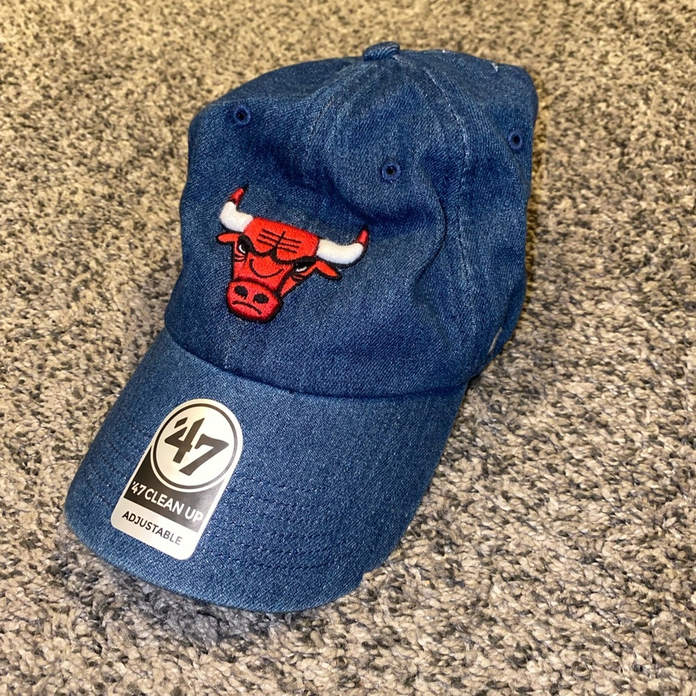 Vintage Denim Bulls 47 Brand Strapback